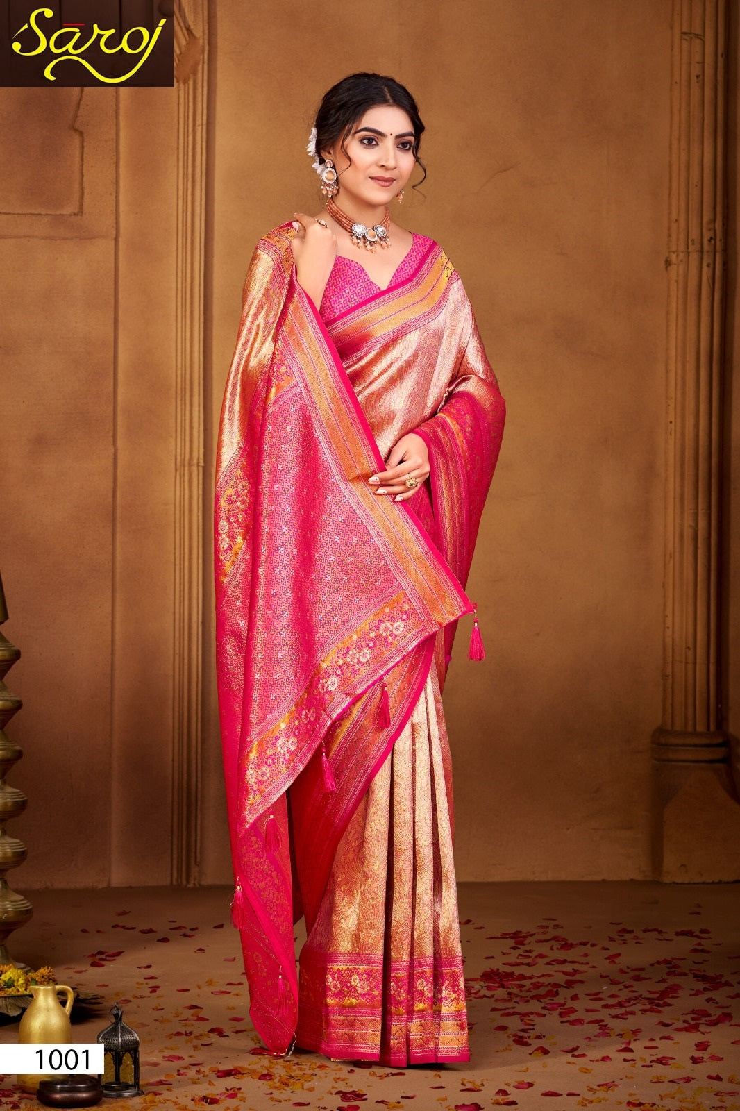 Kanha Silk Saroski Vol 5 Saroj Sarees Exporter India