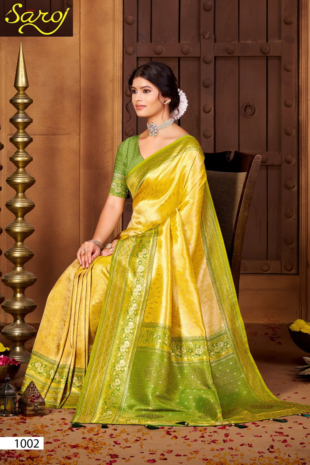 Kanha Silk Saroski Vol 5 Saroj Sarees Exporter India