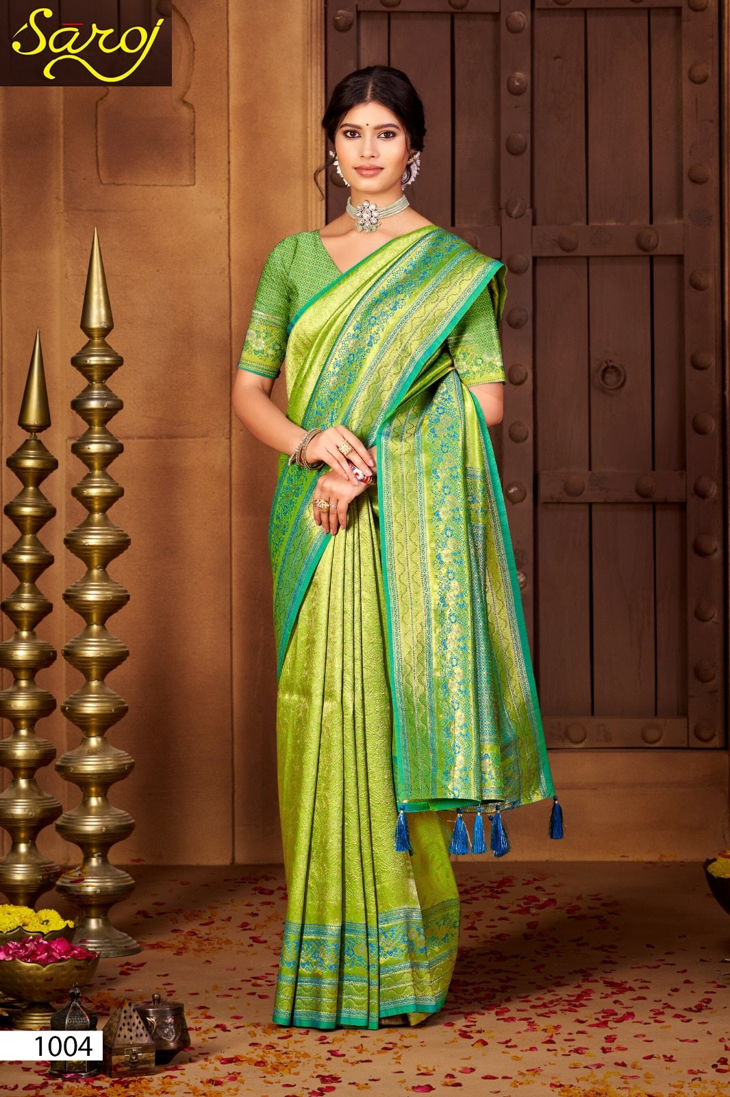 Kanha Silk Saroski Vol 5 Saroj Sarees Exporter India