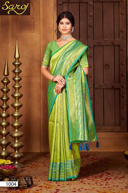 Kanha Silk Saroski Vol 5 Saroj Sarees Exporter India