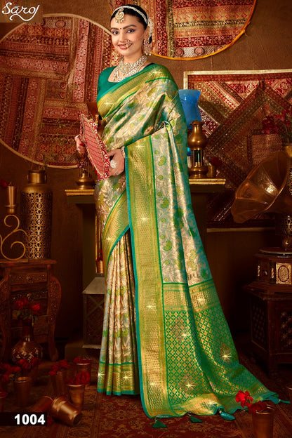 Kanha Silk Saroski Vol 6 Saroj Sarees Wholesaler India