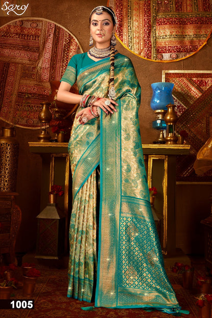 Kanha Silk Saroski Vol 6 Saroj Sarees Wholesaler India