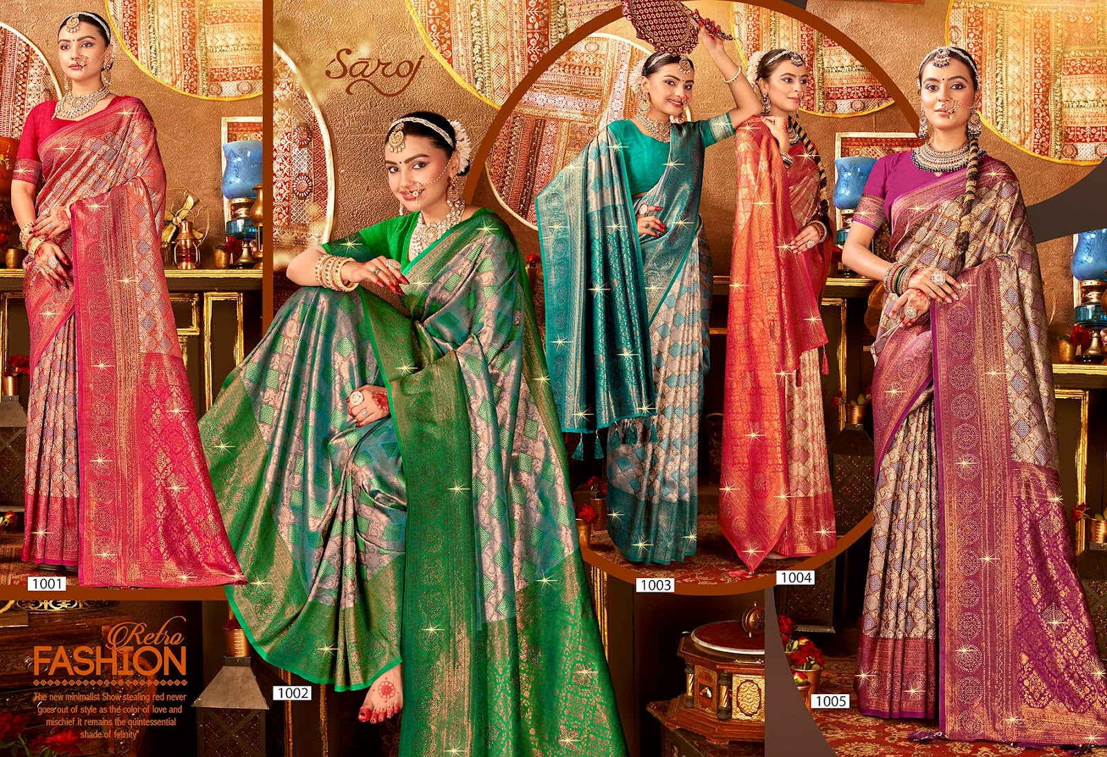 Kanha Silk Saroski Vol 8 Saroj Sarees Manufacturer Gujarat