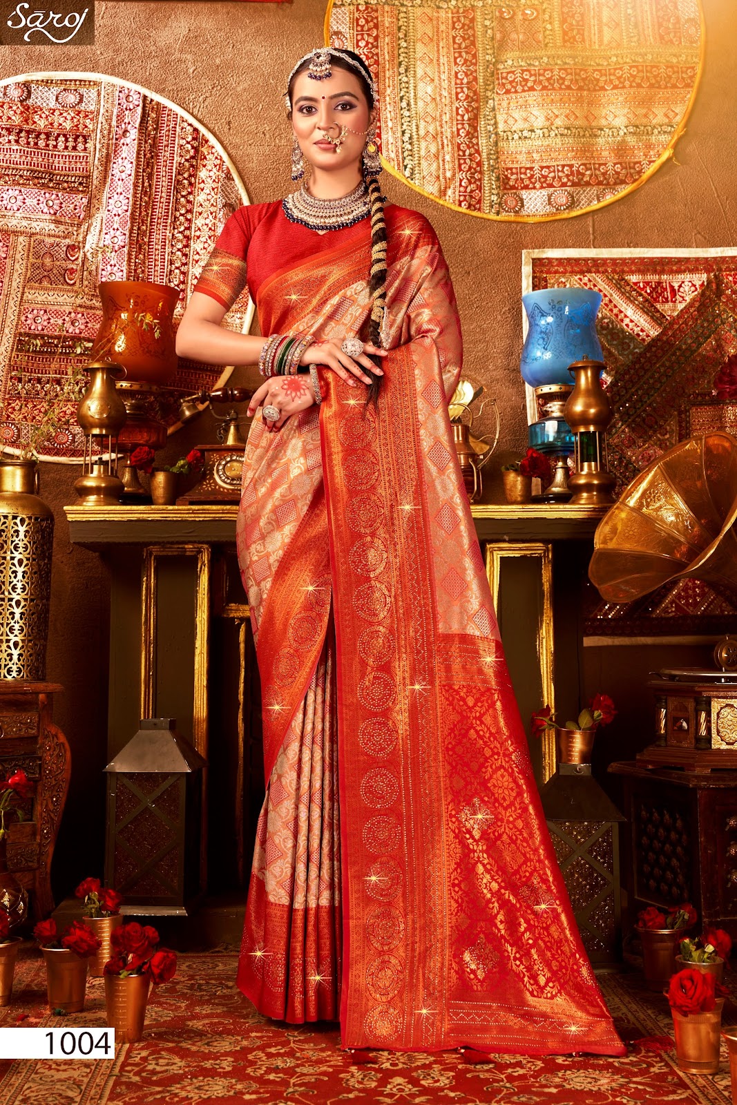 Kanha Silk Saroski Vol 8 Saroj Sarees Manufacturer Gujarat