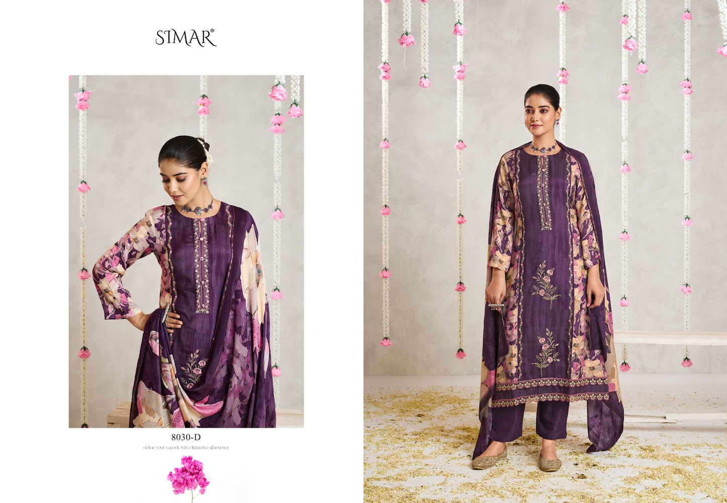 Kanika 8030 Simar Viscose Muslin Pant Style Suits Wholesale Price