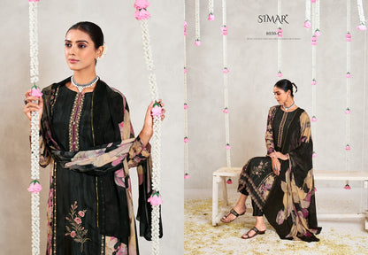 Kanika 8030 Simar Viscose Muslin Pant Style Suits Wholesale Price