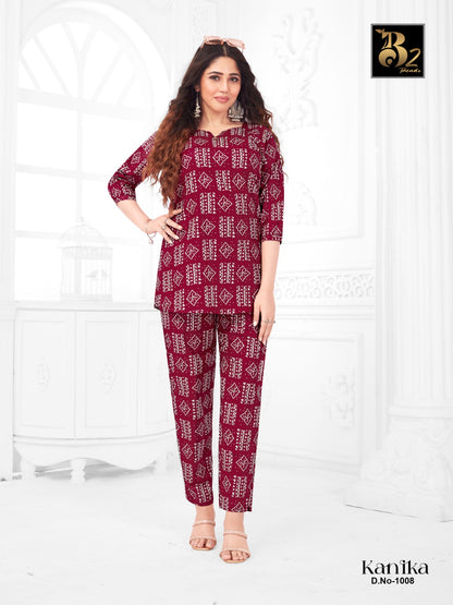 Kanika B2 Trends Cotton Co Ord Set Wholesale Price
