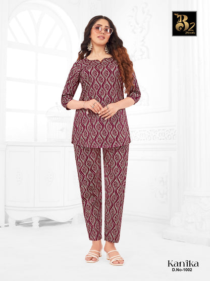 Kanika B2 Trends Cotton Co Ord Set Wholesale Price