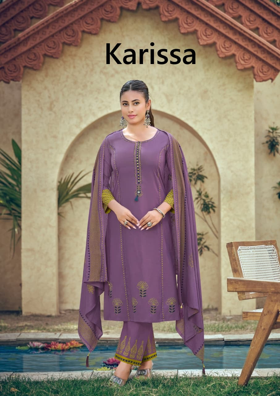Kanika Karissa Bombay Readymade Pant Style Suits Wholesaler India