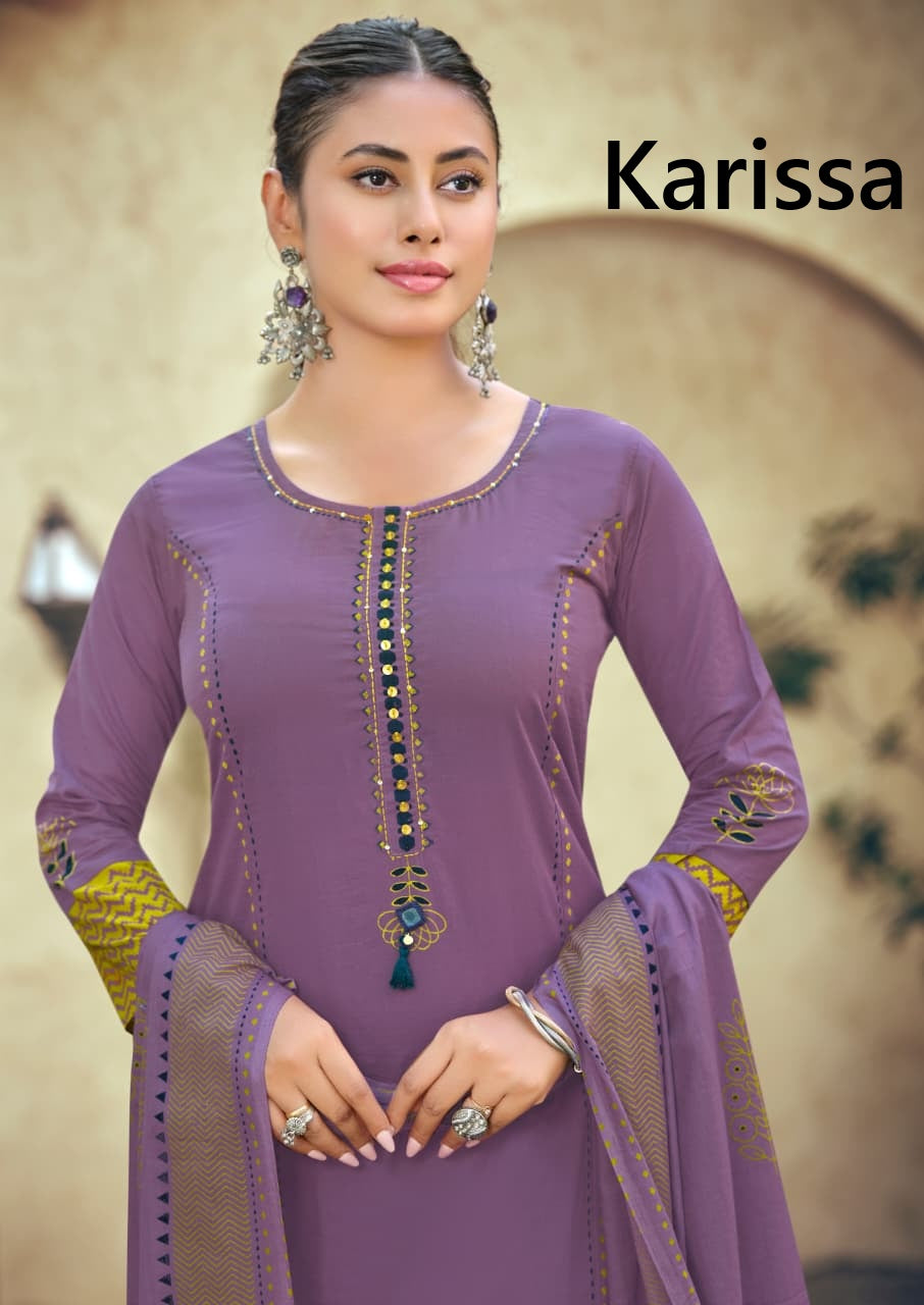 Kanika Karissa Bombay Readymade Pant Style Suits Wholesaler India