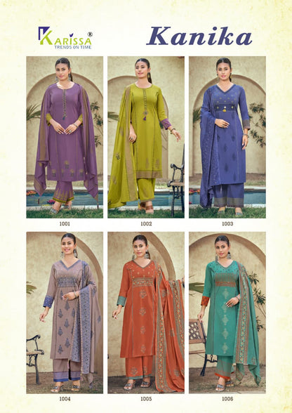 Kanika Karissa Bombay Readymade Pant Style Suits Wholesaler India