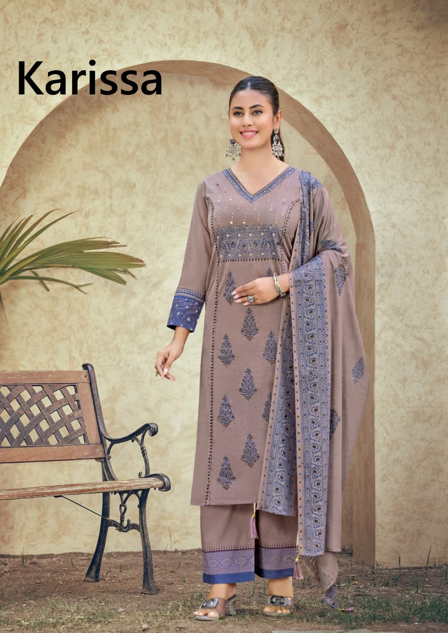Kanika Karissa Bombay Readymade Pant Style Suits Wholesaler India