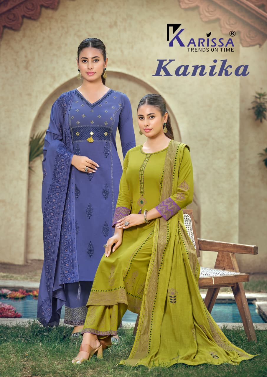 Kanika Karissa Bombay Readymade Pant Style Suits Wholesaler India