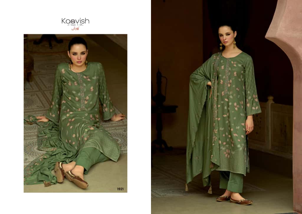 Kanika Kilory Kaavish Viscose Pashmina Suits Wholesaler Ahmedabad