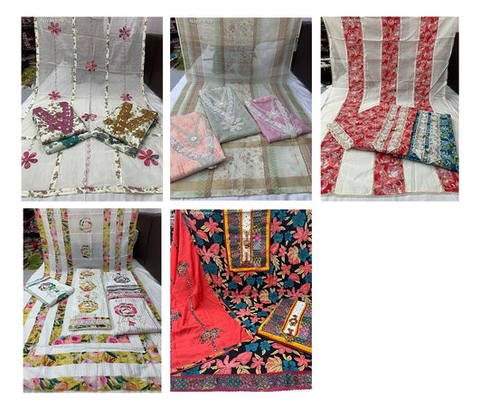 Kanika Nayandeep Cotton Dress Material Wholesaler Ahmedabad