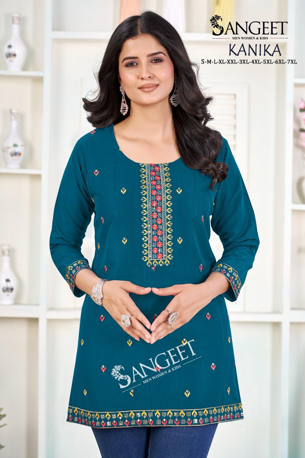 Kanika Sangeet Rayon Short Kurtis Wholesaler Gujarat