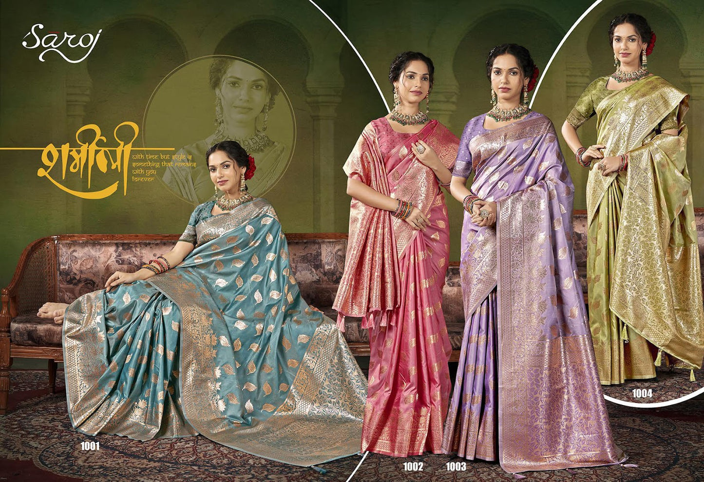 Kanika Silk Vol 1 Saroj Sarees Exporter Gujarat