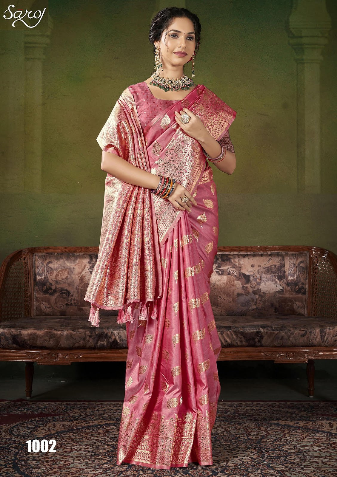 Kanika Silk Vol 1 Saroj Sarees Exporter Gujarat