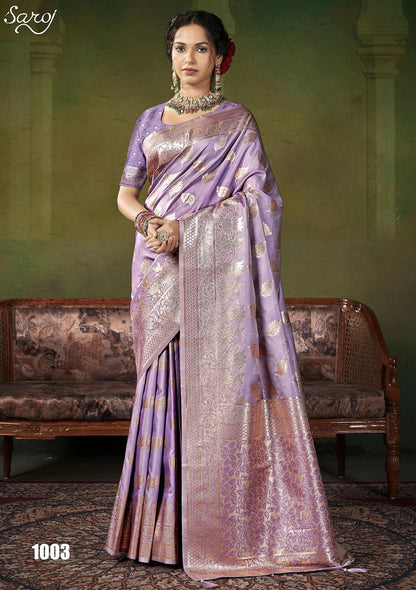 Kanika Silk Vol 1 Saroj Sarees Exporter Gujarat