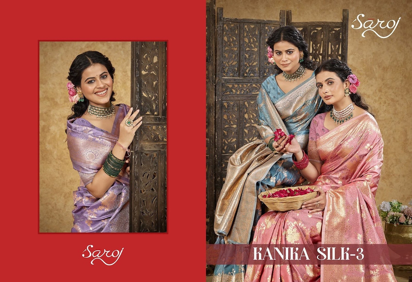 Kanika Silk Vol 3 Saroj Sarees Wholesale