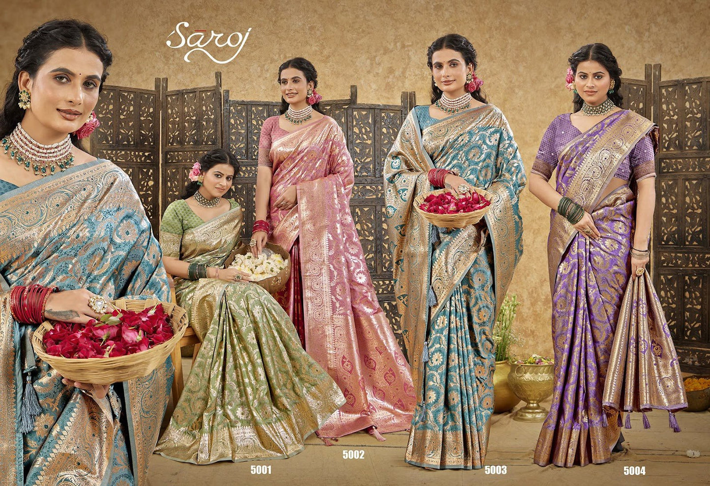 Kanika Silk Vol 5 Saroj Sarees Supplier
