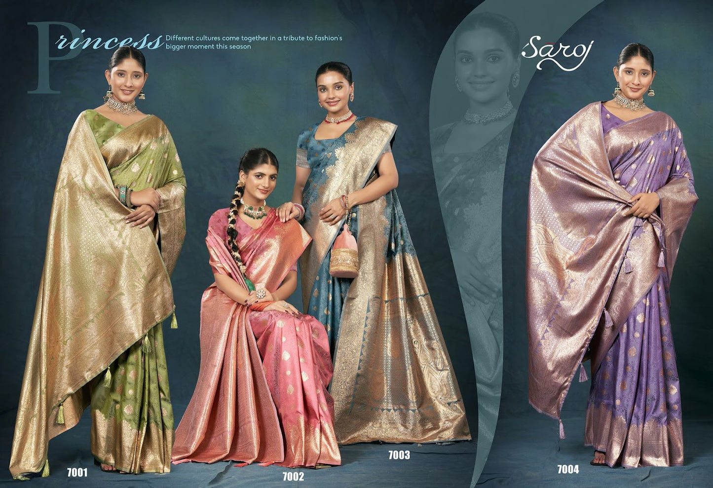 Kanika Silk Vol 7 Saroj Sarees Wholesaler
