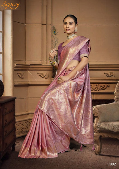 Kanika Silk Vol 9 Saroj Sarees Supplier Gujarat