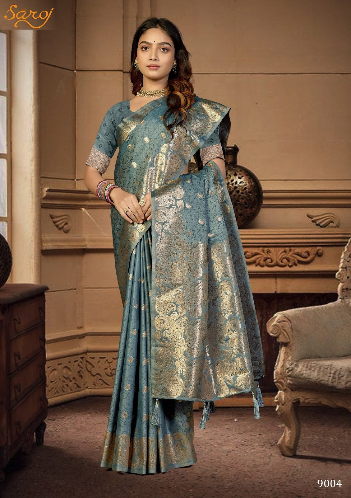 Kanika Silk Vol 9 Saroj Sarees Supplier Gujarat