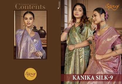Kanika Silk Vol 9 Saroj Sarees Supplier Gujarat