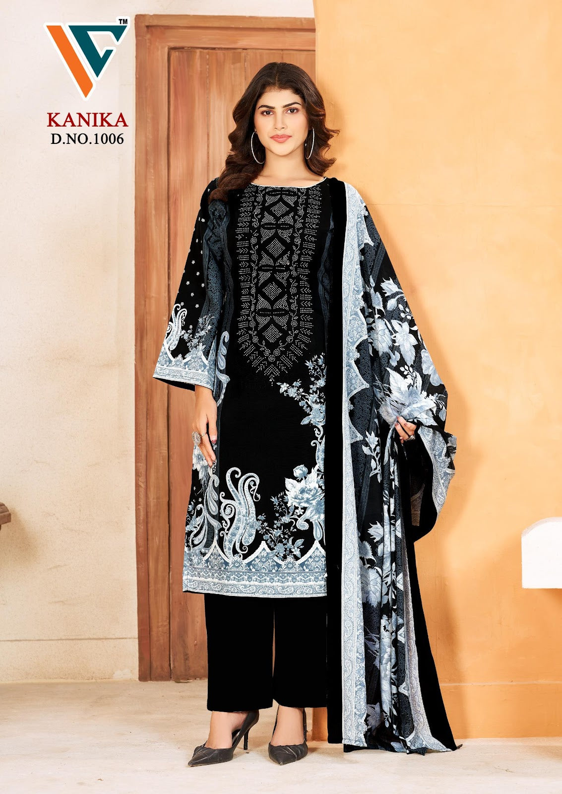 Kanika Vol 1 Vandana Creation Mix Cotton Karachi Salwar Suits Supplier Gujarat