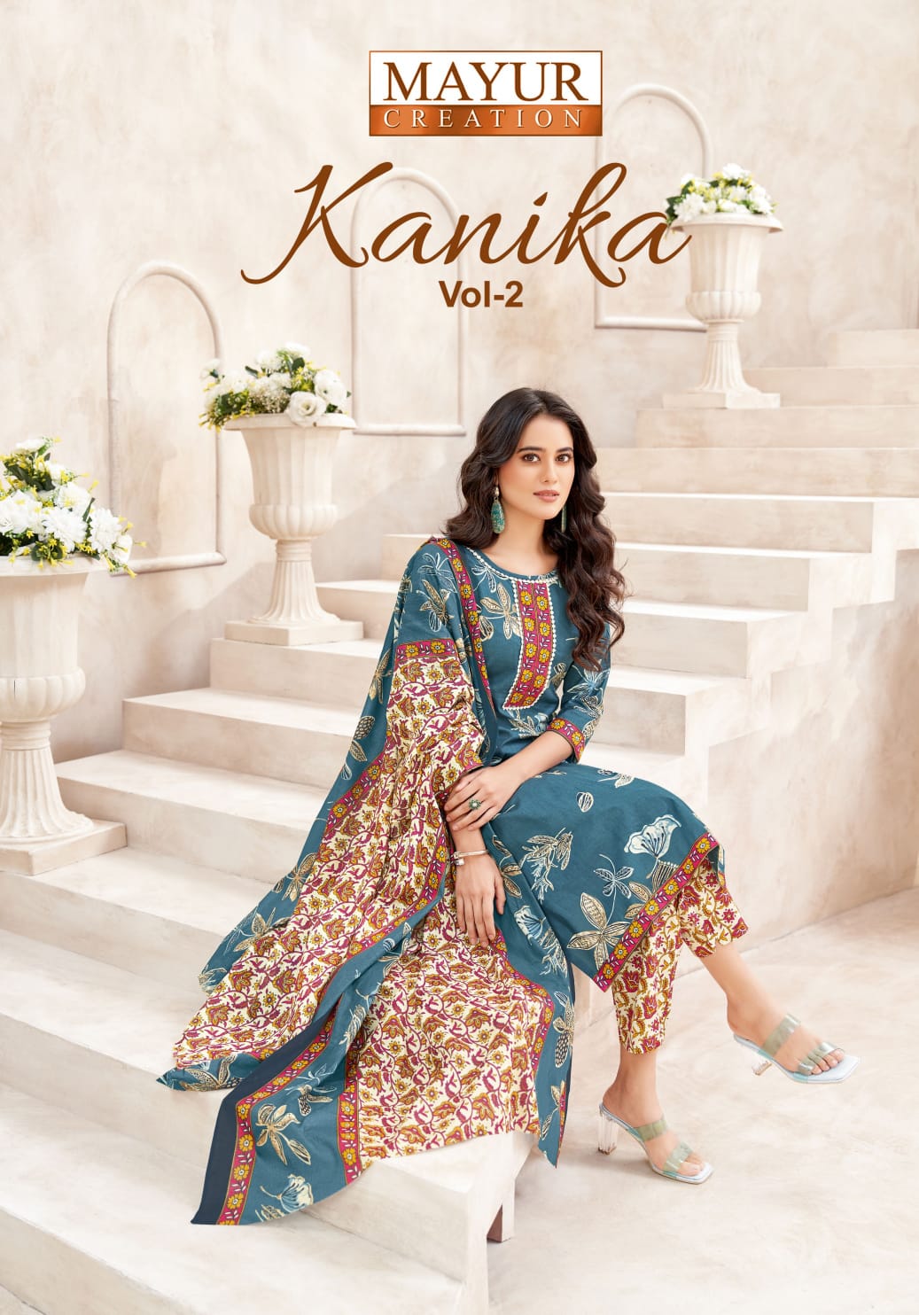 Kanika Vol 2 Mayur Creation Readymade Cotton Pant Suits Exporter India