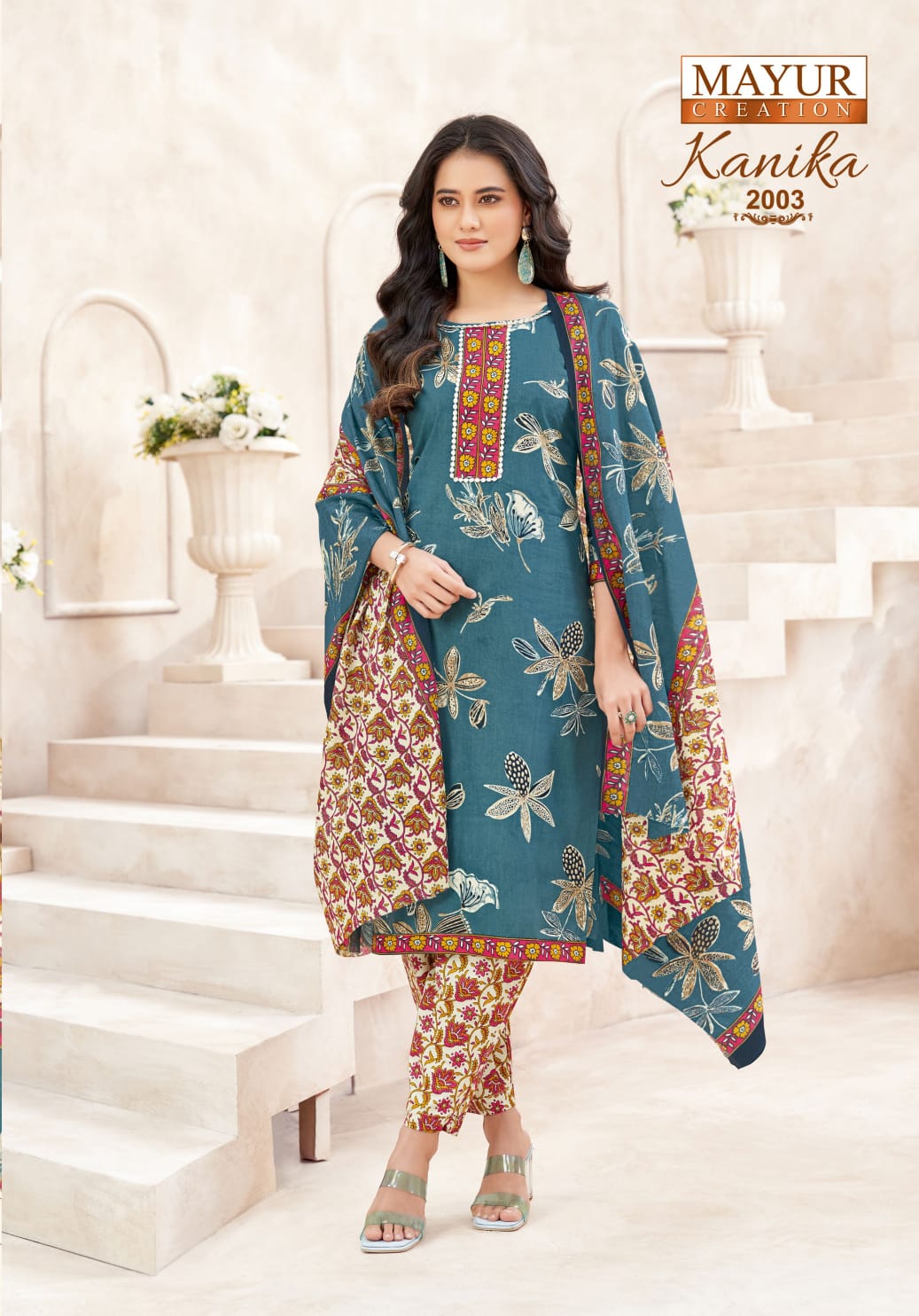 Kanika Vol 2 Mayur Creation Readymade Cotton Pant Suits Exporter India