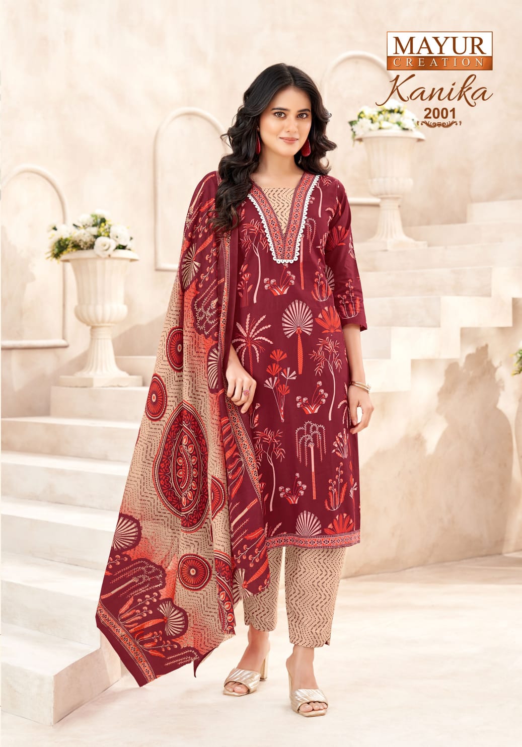 Kanika Vol 2 Mayur Creation Readymade Cotton Pant Suits Exporter India