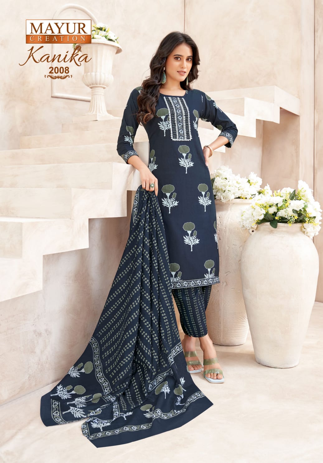 Kanika Vol 2 Mayur Creation Readymade Cotton Pant Suits Exporter India