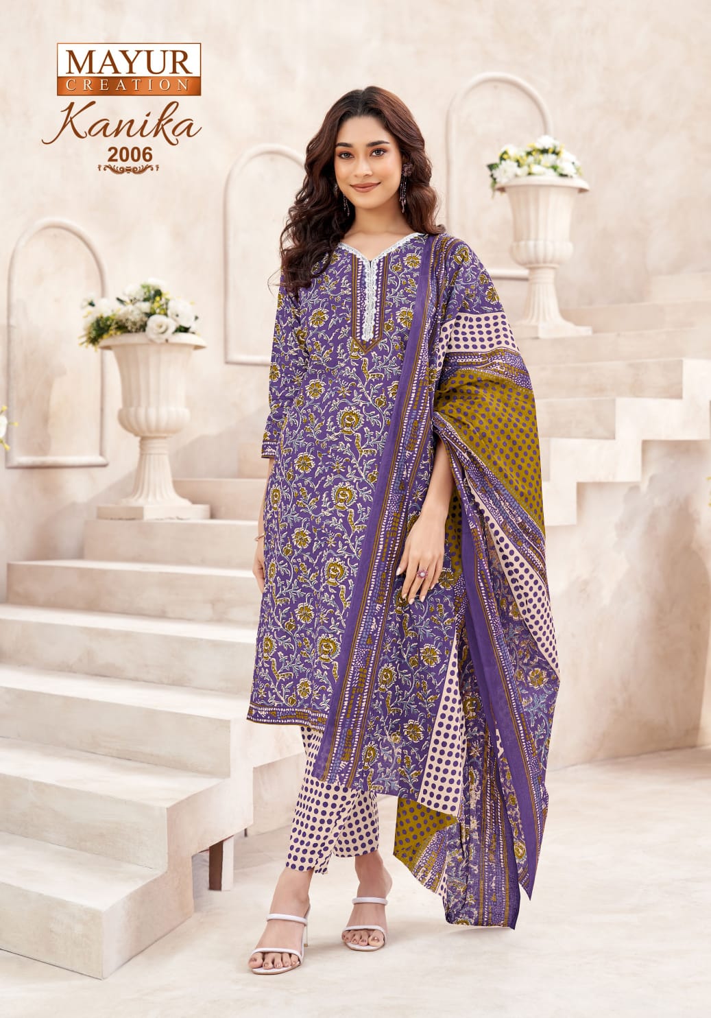 Kanika Vol 2 Mayur Creation Readymade Cotton Pant Suits Exporter India