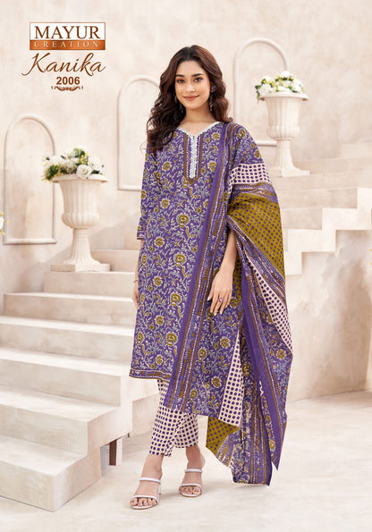 Kanika Vol 2 Mayur Creation Readymade Cotton Pant Suits Exporter India