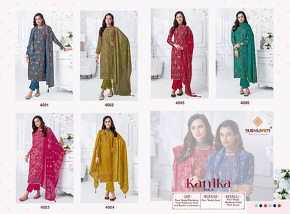 Kanika Vol 4 Suryajyoti Modal Pant Style Suits Wholesale Rate
