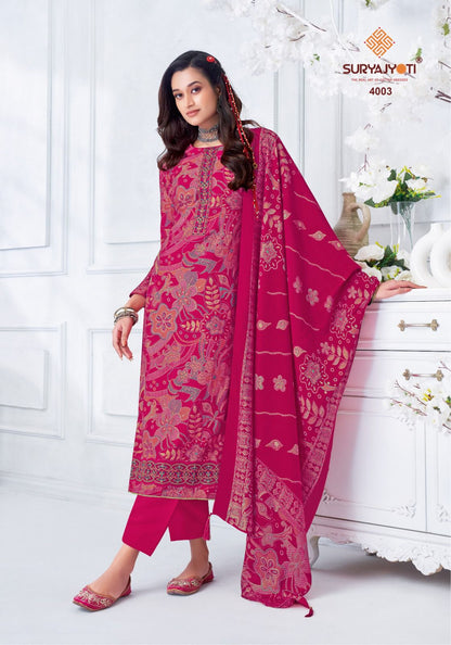 Kanika Vol 4 Suryajyoti Modal Pant Style Suits Wholesale Rate