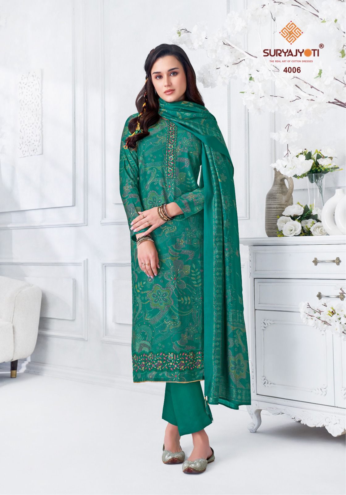 Kanika Vol 4 Suryajyoti Modal Pant Style Suits Wholesale Rate