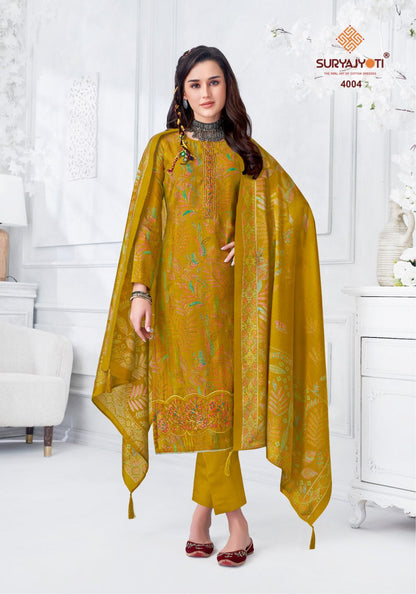 Kanika Vol 4 Suryajyoti Modal Pant Style Suits Wholesale Rate