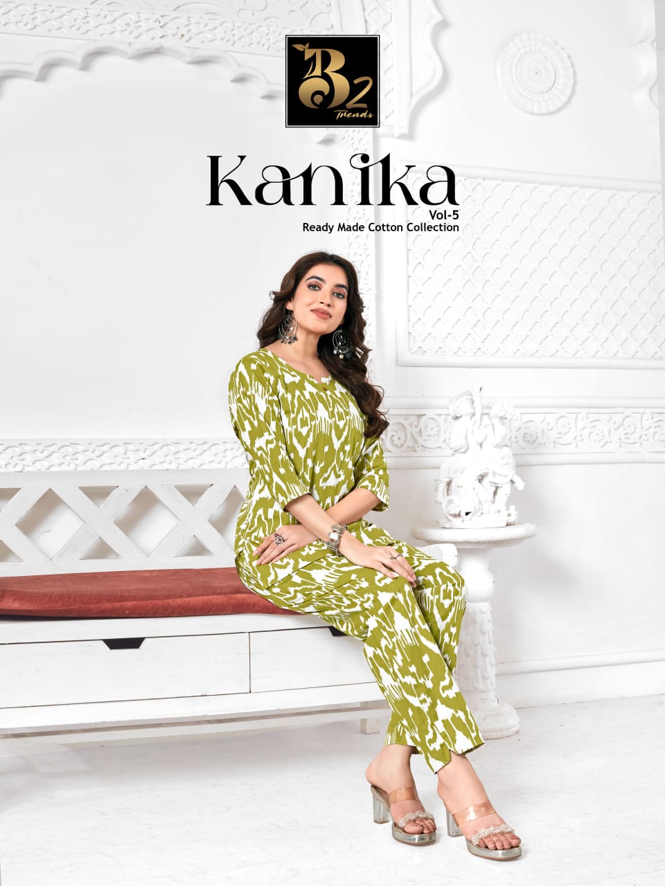 Kanika Vol 5 B2 Trends Cotton Co Ord Set Wholesale