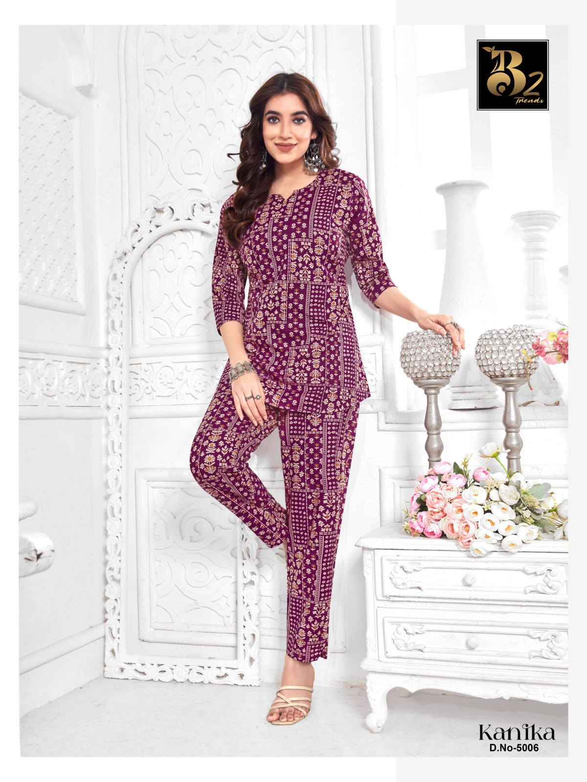 Kanika Vol 5 B2 Trends Cotton Co Ord Set Wholesale