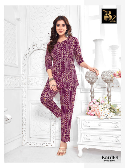 Kanika Vol 5 B2 Trends Cotton Co Ord Set Wholesale