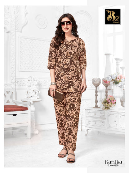 Kanika Vol 5 B2 Trends Cotton Co Ord Set Wholesale