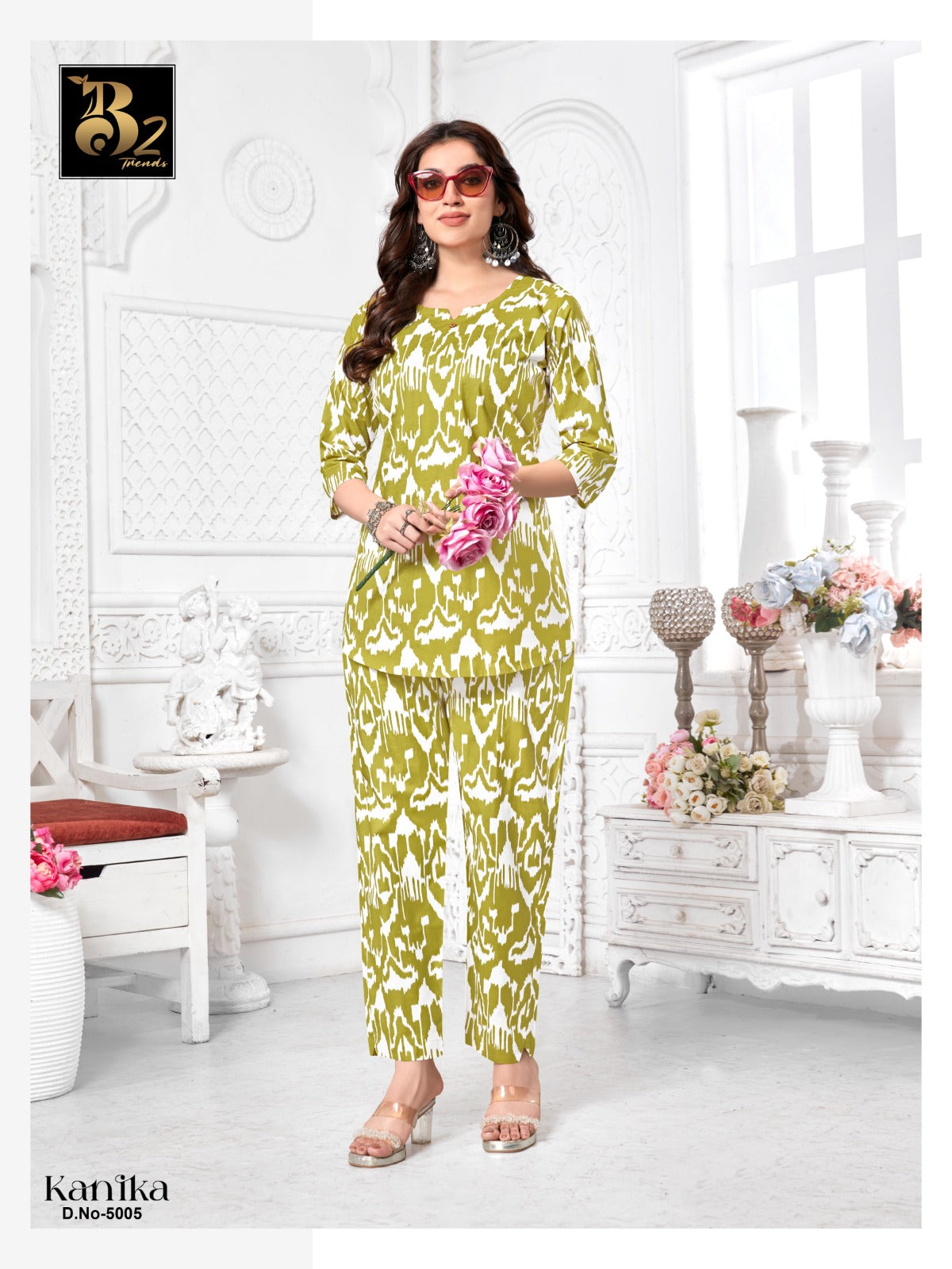 Kanika Vol 5 B2 Trends Cotton Co Ord Set Wholesale