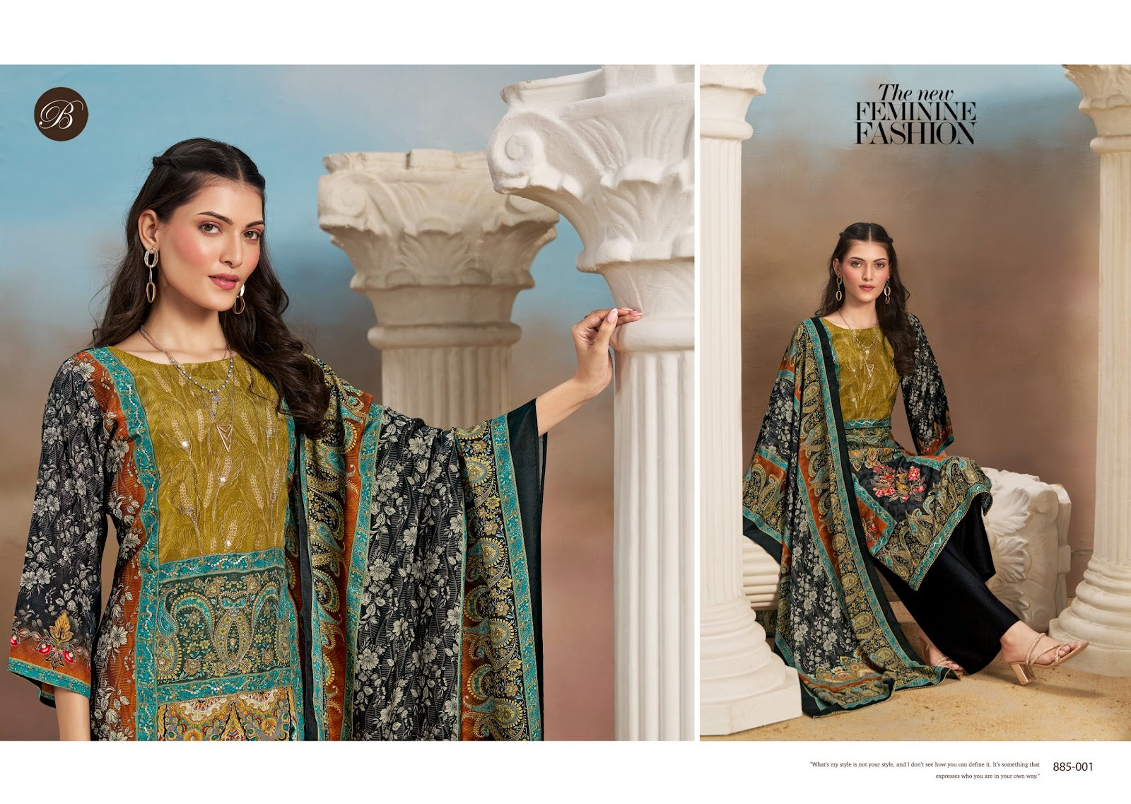 Kanika Vol 5 Belliza Designer Studio Pure Viscose Karachi Salwar Suits Exporter Gujarat