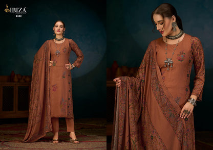 Kanikaar Ibiza Pashmina Suits Manufacturer Gujarat