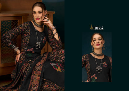 Kanikaar Ibiza Pashmina Suits Manufacturer Gujarat