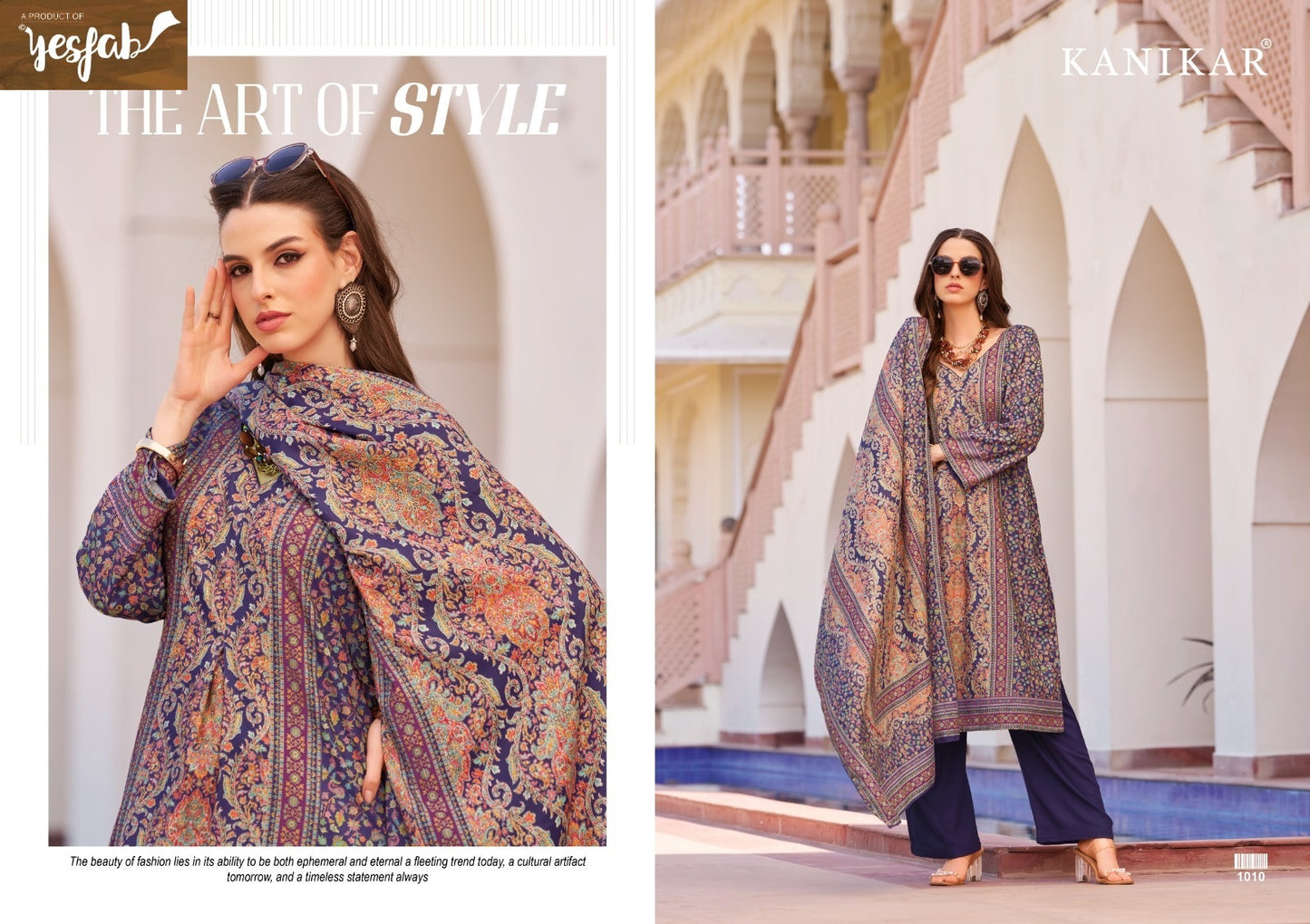 Kanikar Yesfab Pant Style Suits Exporter Gujarat