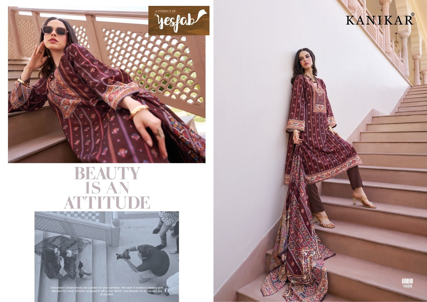 Kanikar Yesfab Pant Style Suits Exporter Gujarat